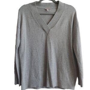 Gap Merino Wool Blend Grey Sweater Small